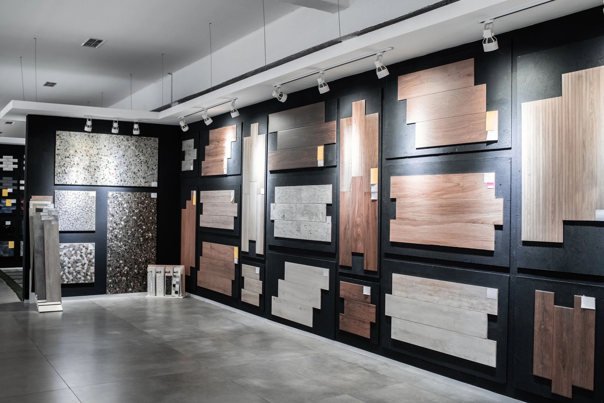 modern flooring showroom